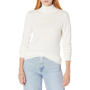 Amazon Essentials Women’s Classic-Fit Lightweight Long-Sleeve Sweater(Ivory)