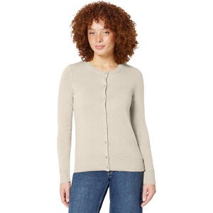 Amazon Essentials Women’s Lightweight Crewneck(Oatmeal Heather)