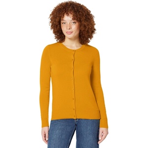 Amazon Essentials Women’s Lightweight Crewneck(Tobacco Brown)