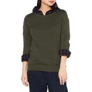 Amazon Essentials Women’s Long-Sleeve Lightweight Crewneck Sweater, Flattering (Available in Plus Size)(Olive)