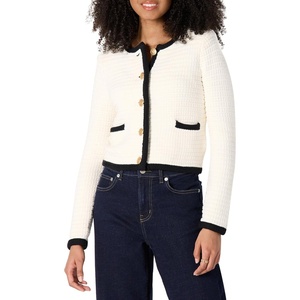 Amazon Essentials Women’s Regular-Fit Midweight Cardigan Sweater(Eggshell White)