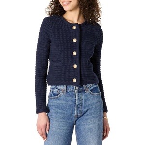 Amazon Essentials Women’s Regular-Fit Midweight Cardigan Sweater(Navy)