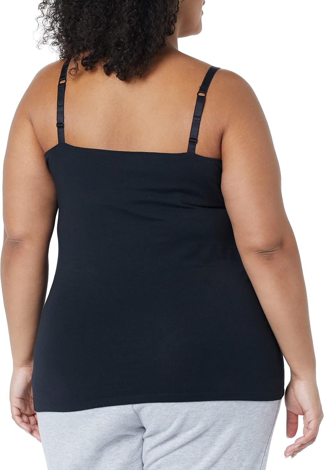 image:imageAmazon Essentials Womens Maternity Nursing Tops Pregnancy Clothes with Adjustable Straps and Builtin Shelf Bra Pack of 22pack BlackWhite
