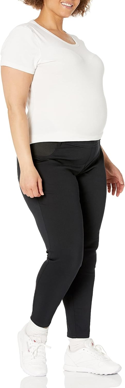 image:imageAmazon Essentials womens Maternity Knit JeggingBlack