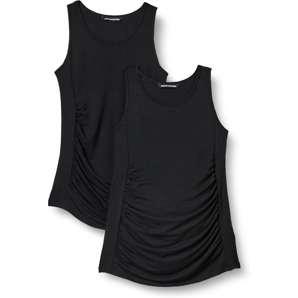 image:imageAmazon Essentials Womens Active Maternity Tank Top MultipacksBlack