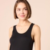 Amazon Essentials Maternity Tank Tops for Women, Comfortable and Stylish Basics, Pack of 2(Black/Dark Chestnut Brown)