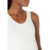 Amazon Essentials Maternity Tank Tops for Women, Comfortable and Stylish Basics, Pack of 2(Ivory)