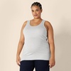 Amazon Essentials Maternity Tank Tops for Women, Comfortable and Stylish Basics, Pack of 2(Ivory/Light Grey Heather)