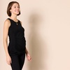 Amazon Essentials Women’s Active Maternity Tank Top, Multipacks(Black)