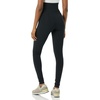Amazon Essentials Women’s Comfortable Over The Belly High Waisted Stretchy Maternity Leggings(Black)