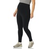 Amazon Essentials Women’s Comfortable Over The Belly High Waisted Stretchy Maternity Leggings(Black)