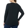 Amazon Essentials Women’s Maternity Nursing Slim-Fit Henley Shirt(Black)