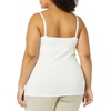 Amazon Essentials Women’s Maternity Nursing Tops, Pregnancy Clothes with Adjustable Straps and Built-in Shelf Bra, Pack of 2(2-pack White)