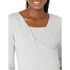 Amazon Essentials Womens Maternity Nursing V-Neck Top(Grey)