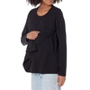 Amazon Essentials Women’s Nursing T-Shirt for Breastfeeding, Maternity Clothes(Black)