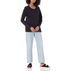 Amazon Essentials Women’s Nursing T-Shirt for Breastfeeding, Maternity Clothes(Black)