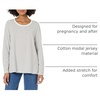 Amazon Essentials Women’s Nursing T-Shirt for Breastfeeding, Maternity Clothes(Ivory/Black  Mini Stripe)