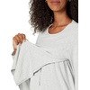 Amazon Essentials Women’s Nursing T-Shirt for Breastfeeding, Maternity Clothes(Light Grey Heather)