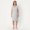 Amazon Essentials Women’s Soft Modal Nursing Maternity Sleepwear Nightgown(Medium Grey Heather)
