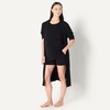 Amazon Essentials Women’s Soft Modal Nursing Maternity Sleepwear Pajama Bundle, 4 Piece(Black)