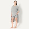 Amazon Essentials Women’s Soft Modal Nursing Maternity Sleepwear Pajama Bundle, 4 Piece(Medium Grey Heather)