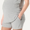 Amazon Essentials Women’s Soft Modal Nursing Maternity Sleepwear Pajama Bundle, 4 Piece(Medium Grey Heather)
