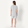 Amazon Essentials Women’s Soft Modal Nursing Maternity Sleepwear Pajama Set with Shorts(Medium Grey Heather)