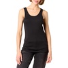 Amazon Essentials Maternity Tank Tops for Women, Comfortable and Stylish Basics, Pack of 2(Black/Dark Chestnut Brown)