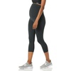 Amazon Essentials Women’s Active Sculpt Over The Belly High Waist Stretchy Pregnancy Workout Crop Maternity Leggings(Black)