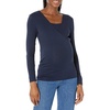 Amazon Essentials Womens Maternity Nursing V-Neck Top(Navy)