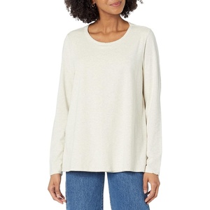 Amazon Essentials Women’s Nursing T-Shirt for Breastfeeding, Maternity Clothes(Oatmeal Heather)