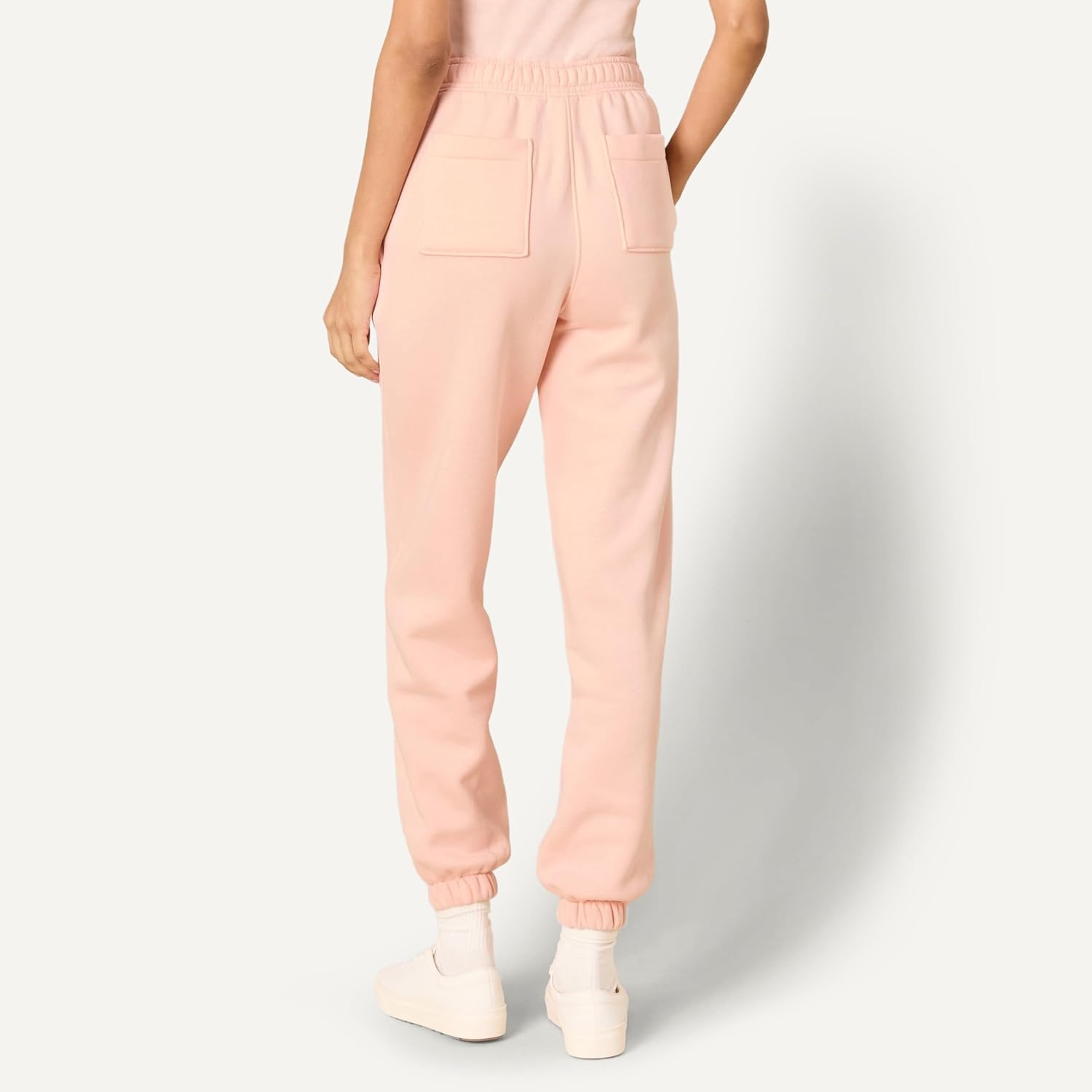 image:imageAmazon Essentials x Sofia Grainge Womens HighRise RelaxedFit Jogger with Elastic WaistPink