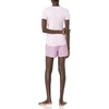 Amazon Essentials Women’s Cotton Poplin Short and Sleep Tee Set, Loungewear Pajamas(Light Pink  Mini Cherry Print)