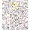 Amazon Essentials Women’s Cotton Poplin Short and Sleep Tee Set, Loungewear Pajamas(Yellow  Micro Confetti Print)