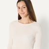 Amazon Essentials Women’s Cotton Thermal Long Underwear Pajama Sets(Natural)