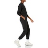 Amazon Essentials Women’s Cropped Drop Shoulder Long Sleeve Sweatshirt (Available in Plus Size)(Black)