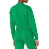 Amazon Essentials Women’s Cropped Drop Shoulder Long Sleeve Sweatshirt (Available in Plus Size)(Green)