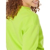 Amazon Essentials Women’s Cropped Drop Shoulder Long Sleeve Sweatshirt (Available in Plus Size)(Lime Green)
