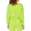 Amazon Essentials Women’s Cropped Drop Shoulder Long Sleeve Sweatshirt (Available in Plus Size)(Lime Green)