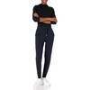 Amazon Essentials Women’s Jersey Long-Sleeve Mock Neck Swing Tunic Top, Relaxed Fit Pullover(Black)