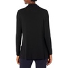 Amazon Essentials Women’s Jersey Long-Sleeve Mock Neck Swing Tunic Top, Relaxed Fit Pullover(Black)