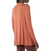 Amazon Essentials Women’s Jersey Long-Sleeve Mock Neck Swing Tunic Top, Relaxed Fit Pullover(Brown)