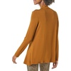 Amazon Essentials Women’s Jersey Long-Sleeve Mock Neck Swing Tunic Top, Relaxed Fit Pullover(Dark Chestnut Brown)