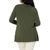 Amazon Essentials Women’s Jersey Long-Sleeve Mock Neck Swing Tunic Top, Relaxed Fit Pullover(Forest Green)