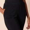 Amazon Essentials Women’s Pajama Pants, Lightweight Knit Jersey Jogger(Black)