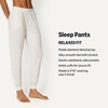 Amazon Essentials Women’s Pajama Pants, Lightweight Knit Jersey Jogger(Ivory)