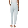 Amazon Essentials Women’s Pajama Pants, Lightweight Knit Jersey Jogger(Light Blue Rose Leopard)