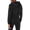 Amazon Essentials Women’s Relaxed Fit Crop Pullover Hoodie Sweatshirt with Drawstring, Soft (Available in Plus Size)(Black)