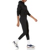 Amazon Essentials Women’s Relaxed Fit Crop Pullover Hoodie Sweatshirt with Drawstring, Soft (Available in Plus Size)(Black)