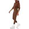 Amazon Essentials Women’s Relaxed Fit Crop Pullover Hoodie Sweatshirt with Drawstring, Soft (Available in Plus Size)(Deep Brown)